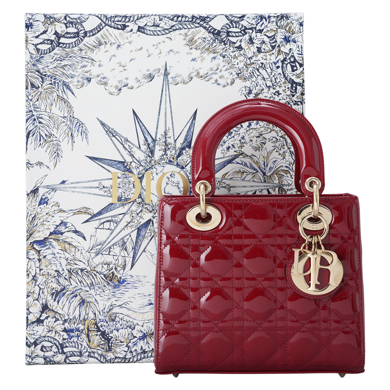 CHRISTIAN DIOR(USED)디올 페이던트 레이디디올 스몰 백